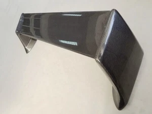 For Carbon Fiber Subaru 00-04 Legacy Liberty B4 3-Pieces Rear Wing Trunk Spoiler - Picture 1 of 6