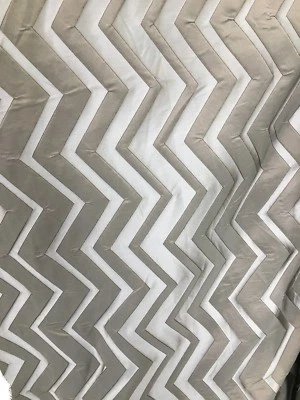Tela para cortinas de tapicería brocado en zigzag beige topo (54 pulgadas) Vendido por Foto 1 de 4
