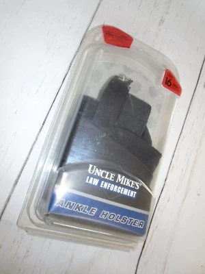 NIB Uncle Mike's Ankle Holster Right Hand #8816-1 size 16 3 1/4 - 3 3/4 Barrel - Image 1 of 4
