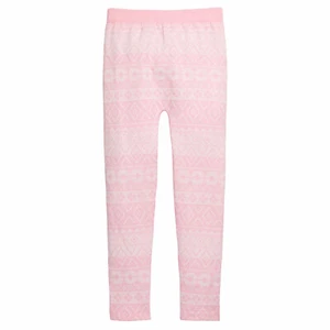 Big Girls Leggings Epic Threads Pink Fair Isle Cable Knit Warm Pull-On Pants - Picture 1 of 5