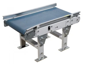 L750 B380  Förderband Flachgurtförderer Trapo AG PVC-Glattgurt Transportbahn - Bild 1 von 7