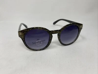 JUICY COUTURE SUNGLASSES WJC81SG07 BLACK W/ GOLD AND GRAY LENS SW82 - Image 1 of 4