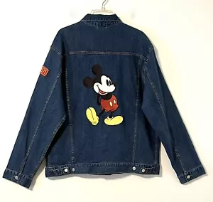 Mickey Mouse Denim Jacket for Adults (Unisex) Size XL Walt Disney World 1971 - Picture 1 of 8