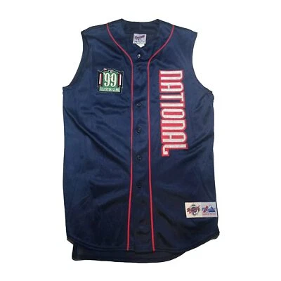 99 Cincinnati Reds All Star Game ASG Nationals Majestic Jersey sz L - Image 1 of 4