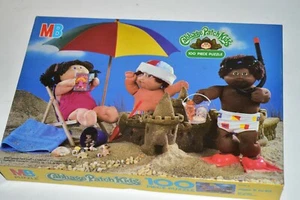 Cabbage Patch Kids Vintage Puzzle 1984 by MB 16x11 Complete 100 pc #44762 Sealed - Picture 1 of 6