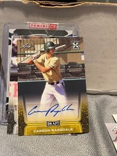 2020 Leaf Draft Retail Autographs Gold #BACR2 Carson Ragsdale! FL22