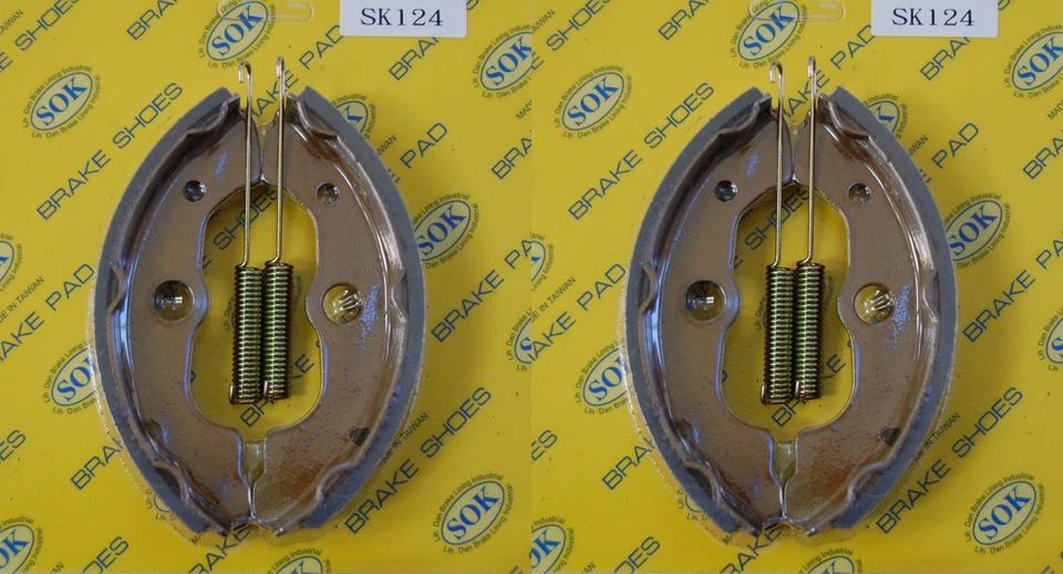 ZAPATOS DE FRENO DELANTEROS + resortes para HONDA TRX 350 Fourtrax Foreman4X4 1986-1989 TRX350 Foto 1 de 1