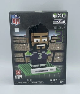 NEW Russell Wilson Seattle Seahawks #3 Player BRXLZ 3D Toy PUZZLE 407 Pcs - Picture 1 of 5