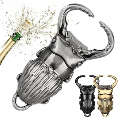 Insect Beetle Beer Design Bottle Opener Beer Openers Metal Corkscrew Bar Gadget - Image 1 of 4