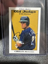 1996 Signature Rookies Old Judge Jeff Cirillo Auto #/5750 #10