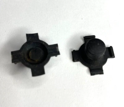 Nintendo Game & Watch Original Spare Part : Black Button Conductive Pad - Image 1 of 2