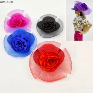 Colorful Hat Miniature Accessories Headwear Rose Flower Hats for 11.5" 1/6 Doll - Picture 1 of 18