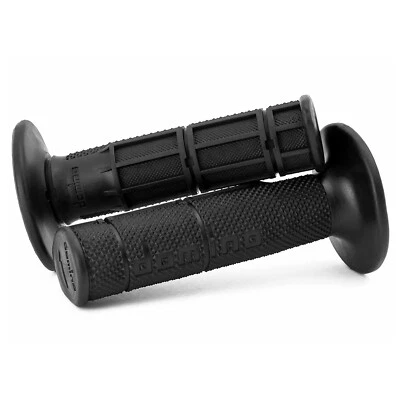 MF4857 Manopole Domino Nero Soft Grips Universali per Cross Enduro Yamaha Honda - Immagine 1 di 4