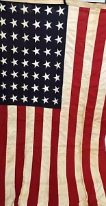 Vintage 5x9 United States USA 48 Star Collegeville Flag Good Condition Military - Picture 1 of 22