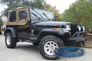 Spice Replacement Soft Top 88-95 Jeep Wrangler + Free Cup Holder Tinted Windows - Picture 1 of 3
