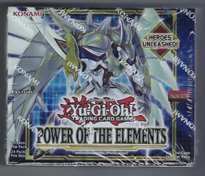 Yugioh Power of the Elements Unlimited Factory Sealed Booster Box - Picture 1 of 1