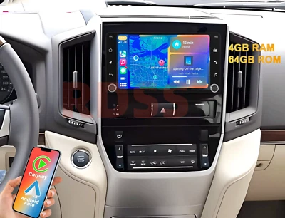 For Toyota Land Cruiser 2016-2021 Android 13 Car Stereo Radio GPS 4+64GB Carplay - Image 1 of 4