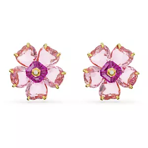 Pendientes Swarovski Florere Stud Flor, Rosa, Chapado en Oro 5650563 - Imagen 1 de 6