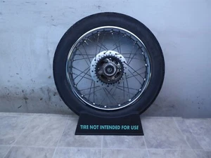 1980 Honda CM200 Twinstar H440-4) chrome rear wheel rim w/ sprocket 16in - Picture 1 of 12