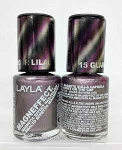 LAYLA- MAGNEFFECT Magnetic Effect 3D Nail Polish From ITALY - Pick Your Color - Picture 1 of 26