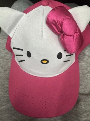 Sanrio Hello Kitty 棒球帽带粉色丝带 — 第 1/3 张图片