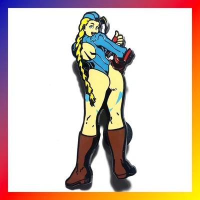 CAMMY Lapel ENAMEL PIN Capcom STREET FIGHTER Udon SDCC Exclusive GAME Butt NEW - Image 1 of 4