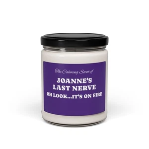Personalized Last Nerve Scented Soy Candle 9 Ounces - Bild 1 von 37