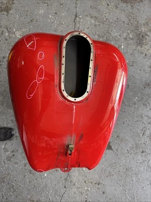 Harley-Davidson Shiner 2003 tanque de combustible rojo usado 61356-03 Foto 1 de 4