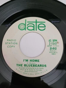 45 THE BLUEBEARDS Date Promo 2-1547 Come On-A My House Psych Rock - Imagen 1 de 2