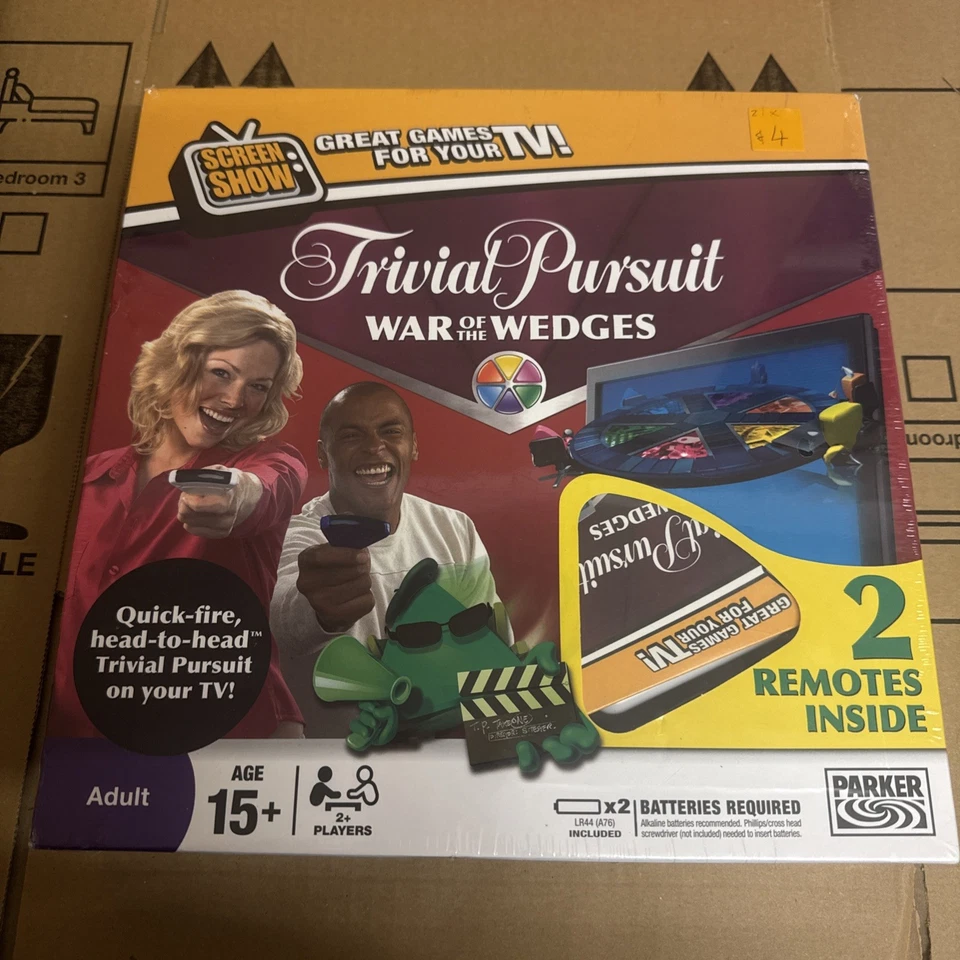 *Sealed* Trivial Pursuit War of the Wedges Family DVD Quiz Game *Unopened* - Image 1 of 1