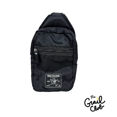 Bolso Bandolera True Religion Brand Jeans Yeta 2.0 Negro - Unisex Nuevo con Etiquetas Foto 1 de 4