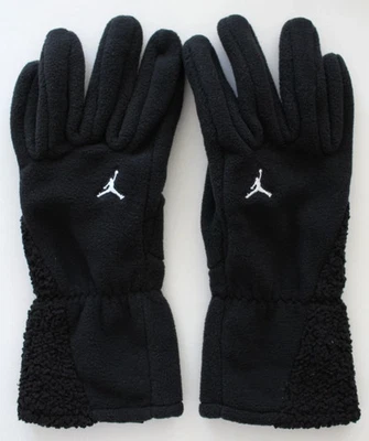 Мужские флисовые перчатки Nike Jordan большие черные/белые - Изображение 1 из 4