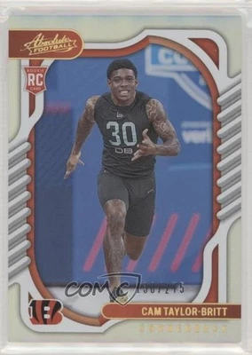 2022 Panini Absolute Rookies Spectrum /275 Cam Taylor-Britt #150 Rookie RC - Image 1 of 2