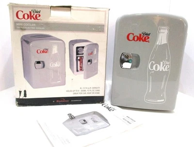 Diet Coke Mini Fridge Cooler Portable for Bedroom Office, Car, Boat, Home NIB - Image 1 of 4