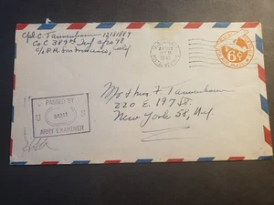 APO 98 FORT HASE, OAHU, HAWAII 1945 Censored WWII Army Cover 389th Infantry - Picture 1 of 2