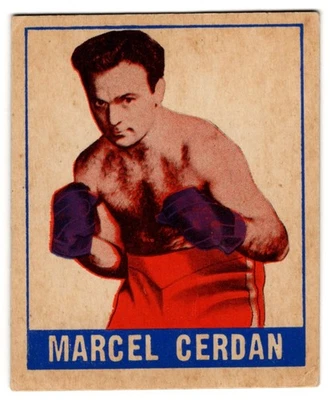 1948 Leaf Marcel Cerdan #42 B - Image 1 of 3