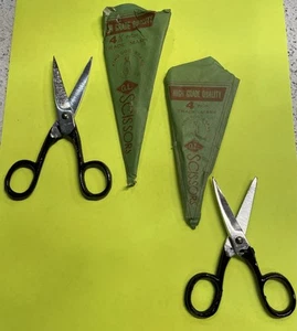 Menge 2 King Hund Marke Scheren 4" und 4 3/4" in Papierhüllen - Bild 1 von 2