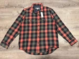 Outerknown Blanket Shirt Men’s Size L Astrodust Balboa Check Long Sleeve Large - Picture 1 of 6