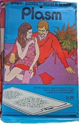 Vintage 1974 Minnesota Mining 3M PLASM Paper Games for Travel & Leisure unused - Image 1 of 2