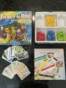 Ticket to Ride First Journey Board Game, Days of Wonder - Complete Game - Picture 1 of 10