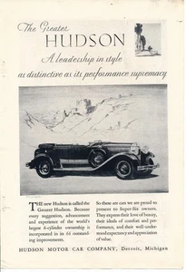 Magazine Ad - 1929 - Hudson Motor Cars - Detroit, MI - Picture 1 of 1