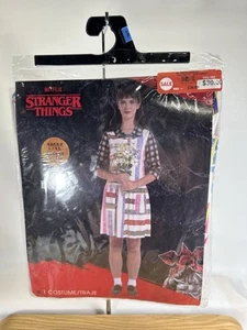Stranger Things Eleven Costume Adult L/XL New Halloween Cosplay Dress - Picture 1 of 4
