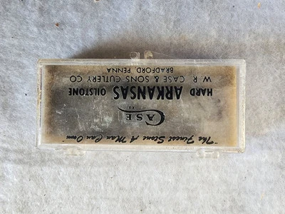 Afiladores de cuchillos de piedra oleaginosa dura Case XX EE. UU. Arkansas piedra de afilar hecho en EE. UU. Foto 1 de 4