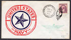 1936 Puget Sound Navy Yard Bremerton WA Mailer w/Embosseed Seal MQ878