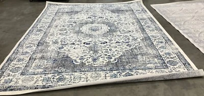 IVORY / 灰色 8 英尺 - 0 英寸 x 10 英尺 - 0 英寸地毯有缺陷,降价 1172677645 EVK220D-8 — 第 1/4 张图片