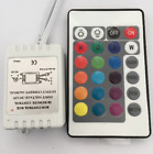 12V LED Music Controller 24keys IR Remote Sound Sensor for RGB Strip Lights