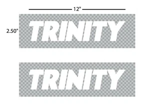 Trinity Rc Motor Sticker Decals HP Vinyl Cut for Full Size Truck Car Windows  - Picture 1 of 1