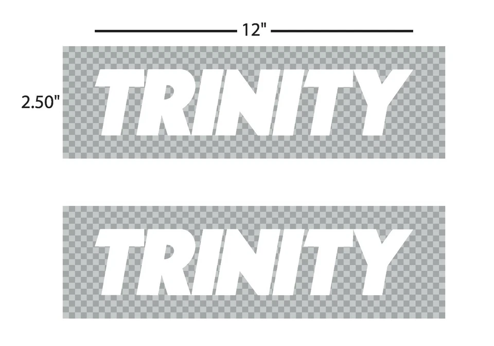 Trinity Rc Motor Sticker Decals HP Vinyl Cut for Full Size Truck Car Windows  - Image 1 of 1