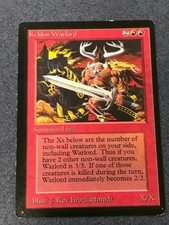 MTG Magic the Gathering BETA KELDON WARLORD very light play (TT03)
