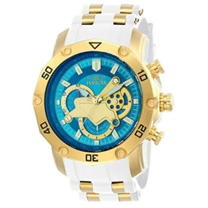 NEW Invicta Men's Pro Diver 49mm Quartz Stainless Steel and Silicone Watch 23423 - Picture 1 of 3